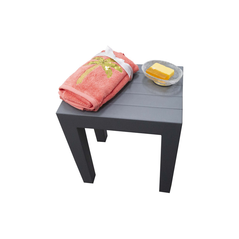 Design by Intent Indestructible 16'' Tall Plastic Utility Stool